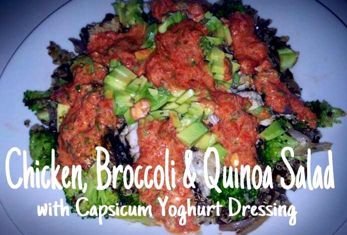 Chicken-Broccoli-and-Quinoa-Salad-with-Capsicum-Yoghurt-dressing