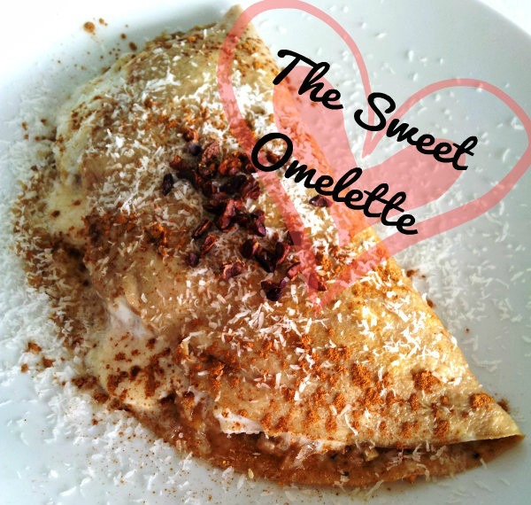 The Sweet Omelette with pear, banana and cinnamon! It's so a refreshing twist to that of the old savoury omelette