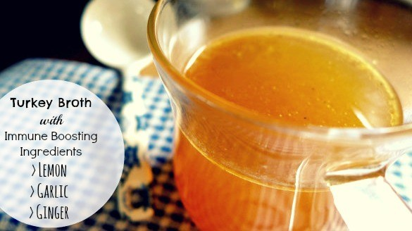 Turkey Broth with 3 Special Immune Boosting Ingredients - The Urban Ecolife