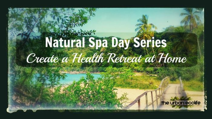  Natural Spa Day Series - Create a Health Retreat at Home (The Urban Ecolife)