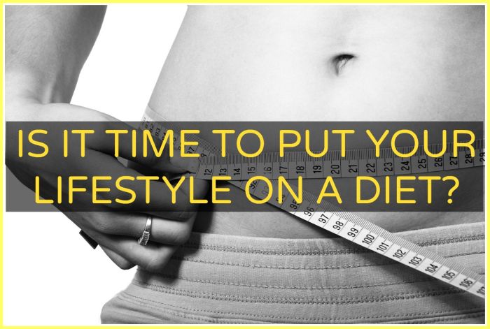 Is it time to put your lifestyle on a diet? - The Urban Ecolife