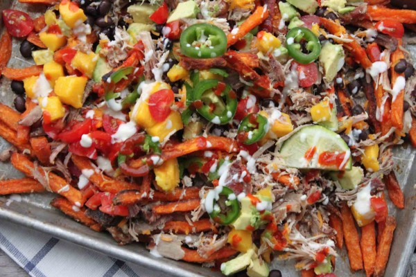 Loaded Sweet Potato Nachos